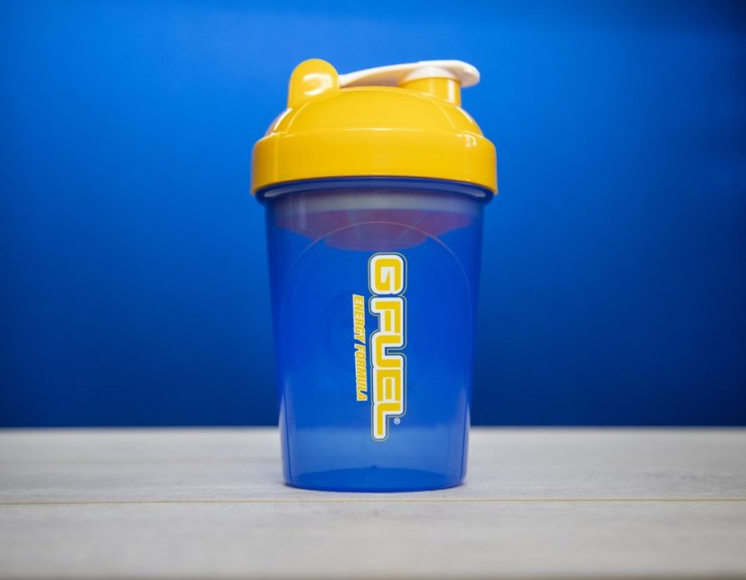 G Fuel Starter kit - Modrý shaker se žlutou + 7 testovacích balení