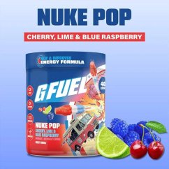 G FUEL Nuke Pop 2.0 (cherry, blue raspberry, lime)