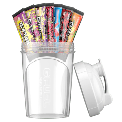 G Fuel Starter kit - Průhledný shaker + 6 testovacích balení