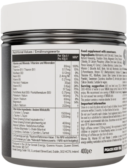 Sneak Peach Iced Tea (broskový čaj)