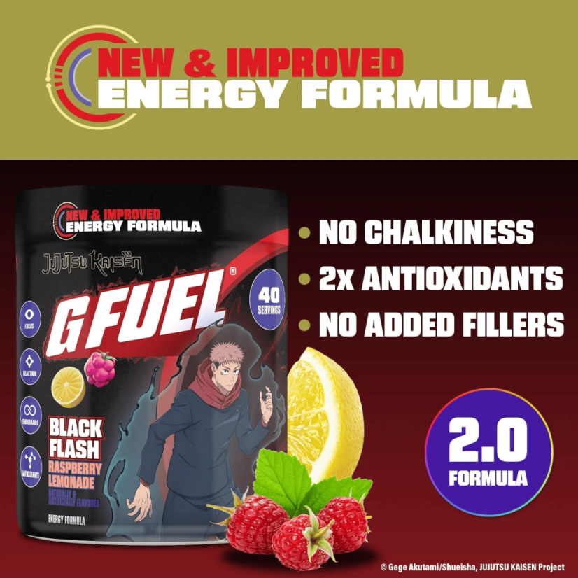G FUEL Black Flash 2.0 (Hype Sauce anime)