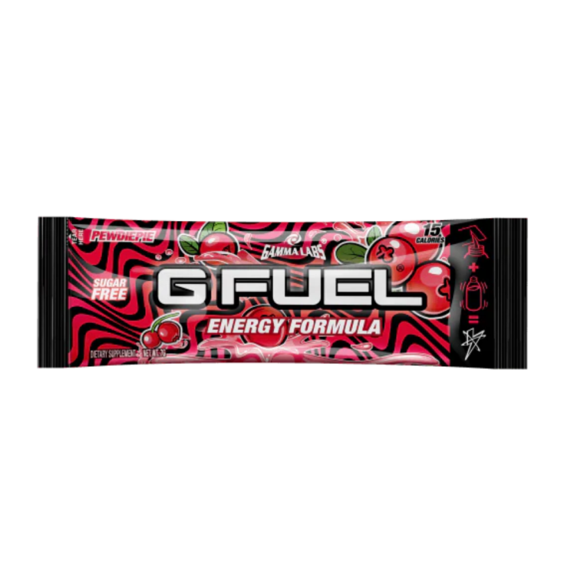G FUEL Lingonberry (PewDiePie) - vzorek
