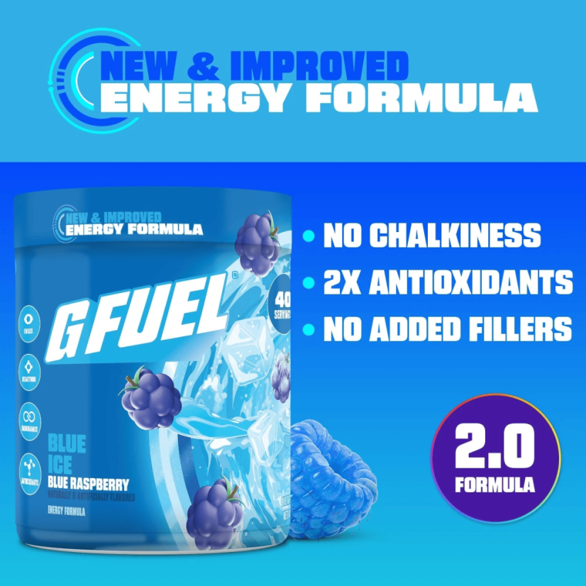 G FUEL Blue Ice 2.0 (blue raspberry)