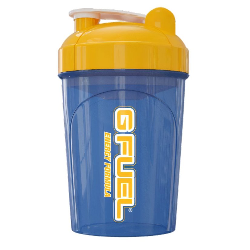 G Fuel Starter kit - Modrý shaker se žlutou + 7 testovacích balení