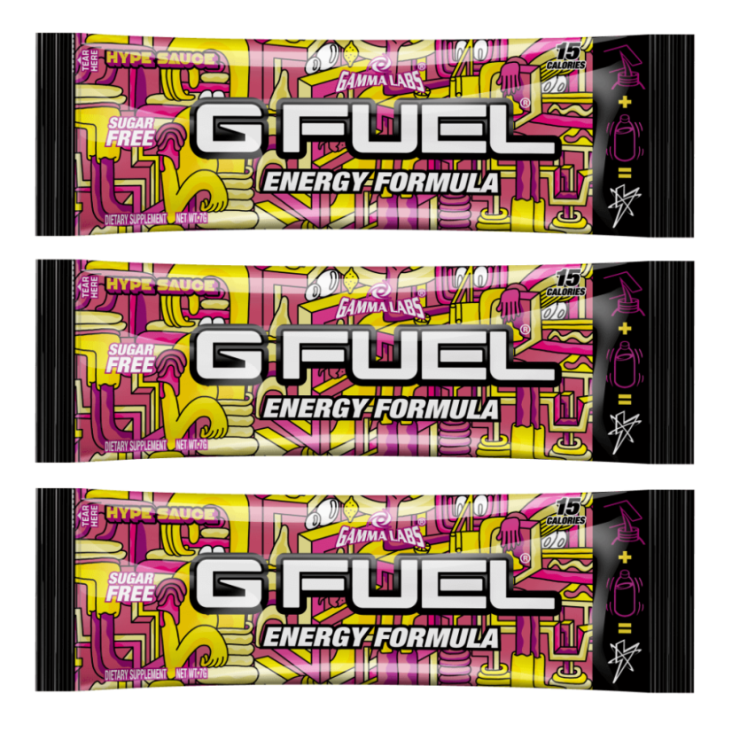 G FUEL Hype Sauce - vzorek