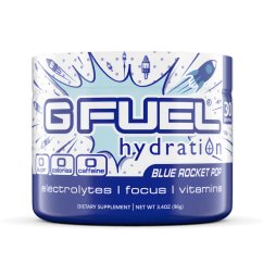 G FUEL Blue Rocket Pop (Modrá malina, Bez kofeinu)