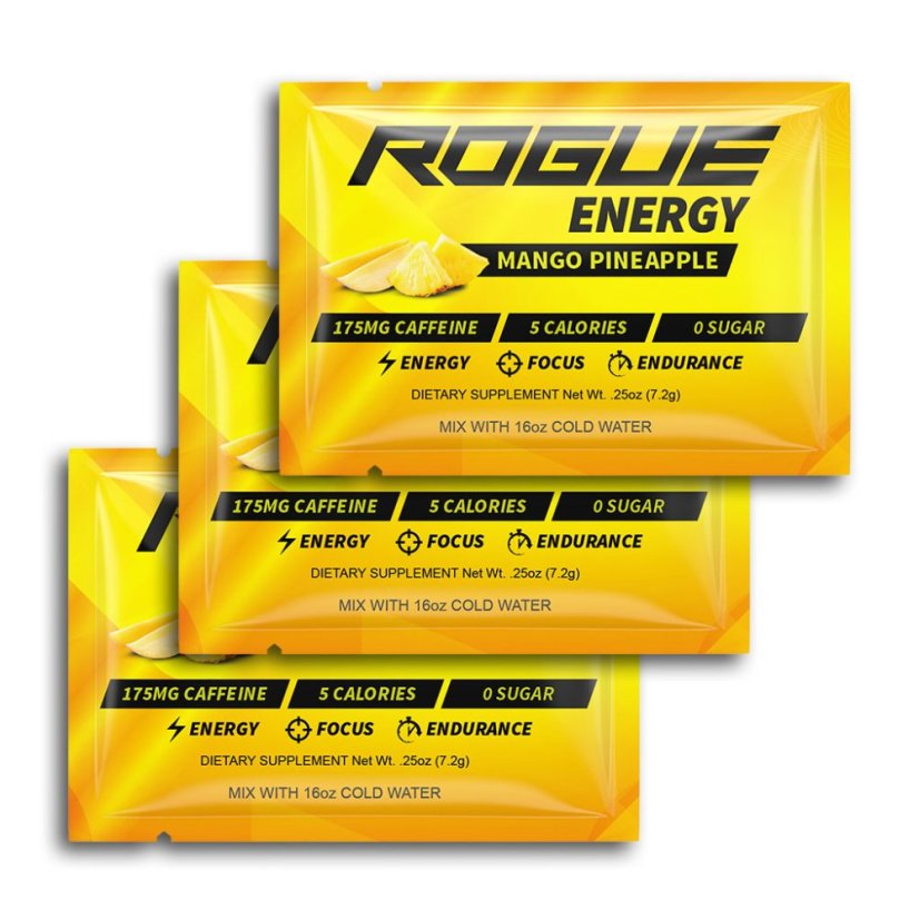 Po expiraci Rogue Energy - Mango Pineapple 3 x 8g balení