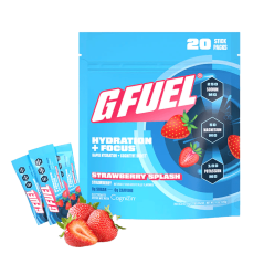 G FUEL Hydration + Focus Strawberry Splash - Caffeine-free