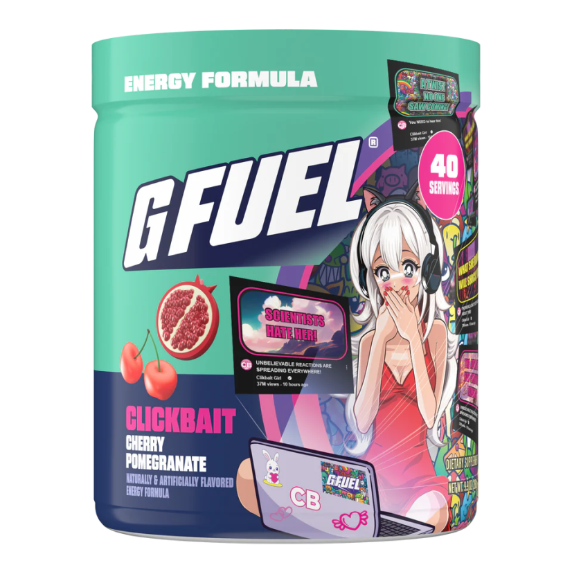 G FUEL Clickbait Reanimated (Cherry Pomegranate)