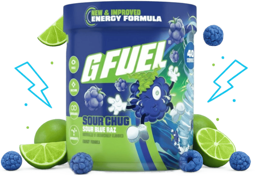 G FUEL Sour Blue Chug Rug 2.0