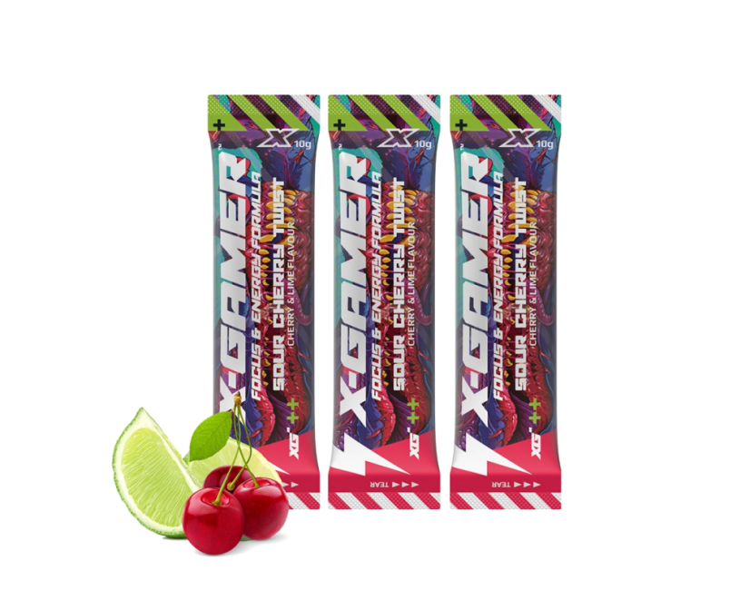 X-Gamer - Sour Cherry Twist 3x 10g