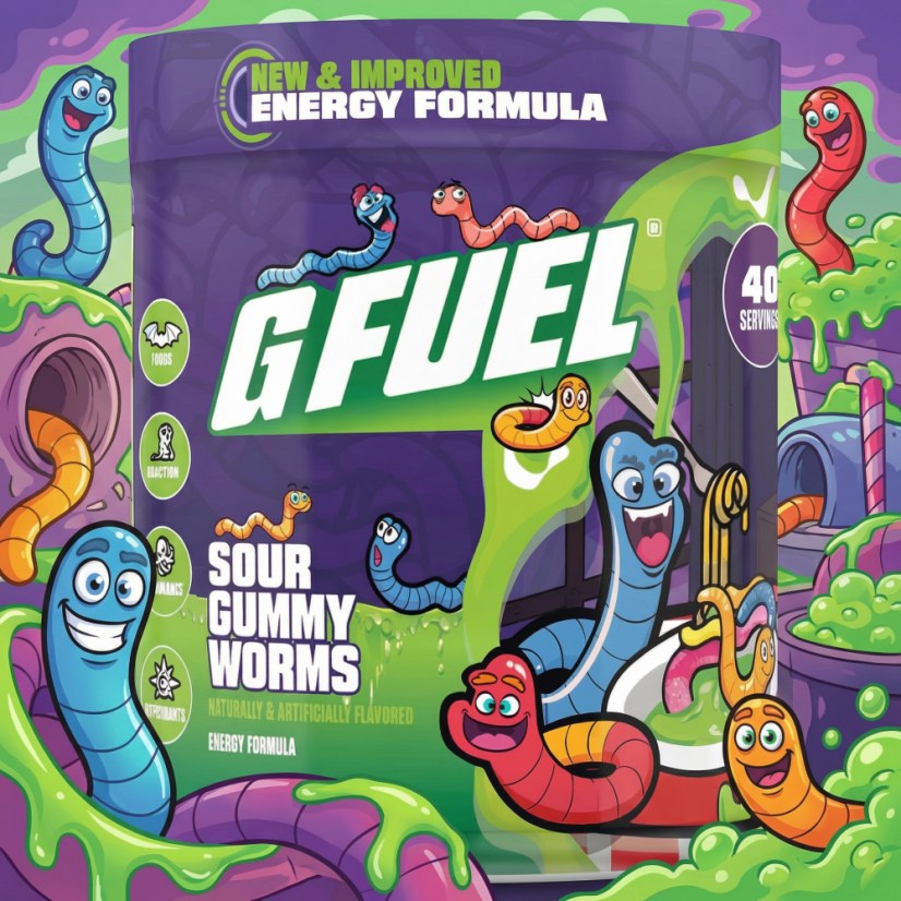 G FUEL Sour Gummy Worms 2.0