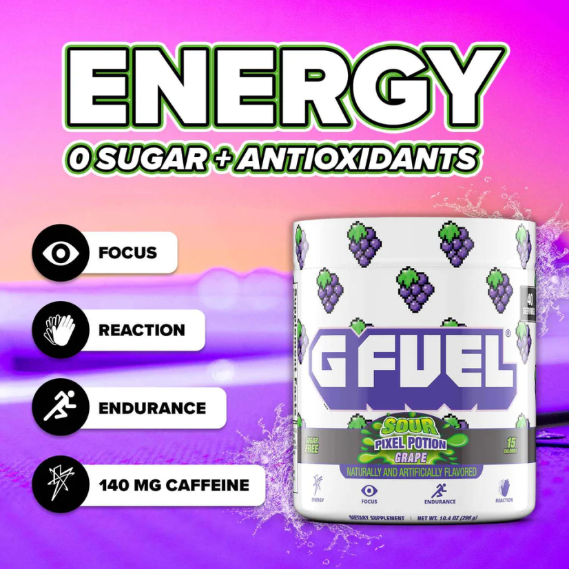 G FUEL Sour Pixel Potion (sour grape)
