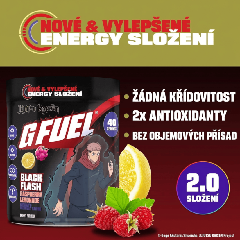 G FUEL Black Flash 2.0 (Hype Sauce anime)