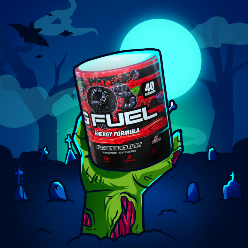 G FUEL Doodleberry Black On Blackberry