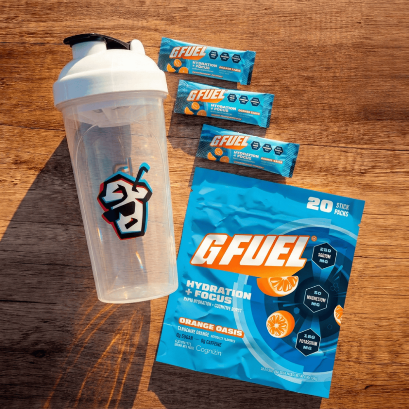 G FUEL Hydration + Focus Orange Oasis- Caffeine-free