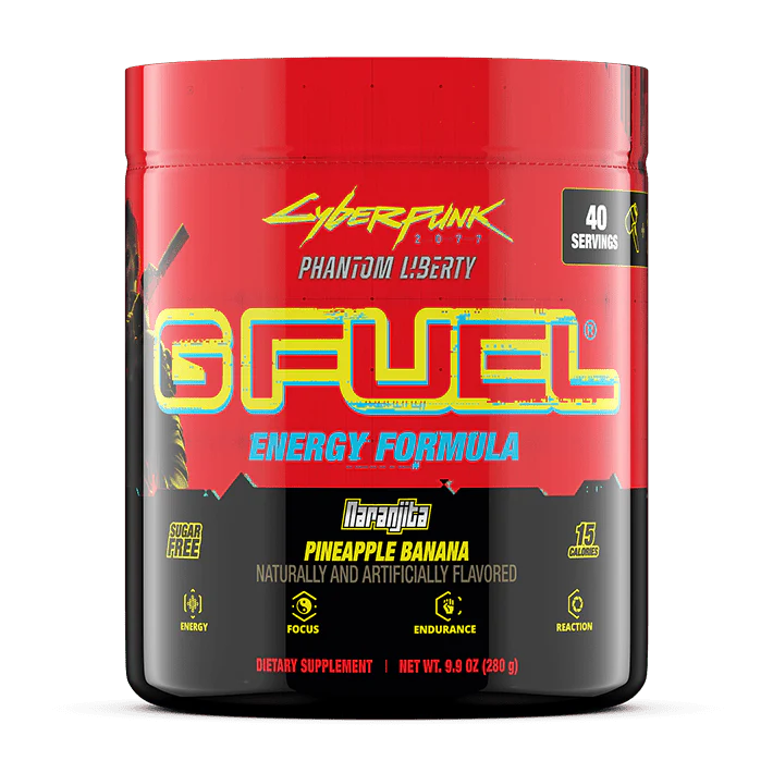 G FUEL Cyberpunk 2077 Naranjita (ananas, banán)