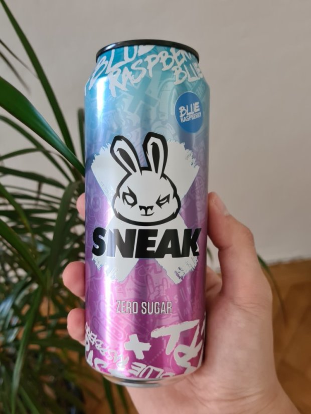 Sneak Energy Blue Raspberry plechovka (500ml)