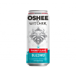 OSHEE Witcher Energy Drink Blizzard 500ml (jahoda, limeta)