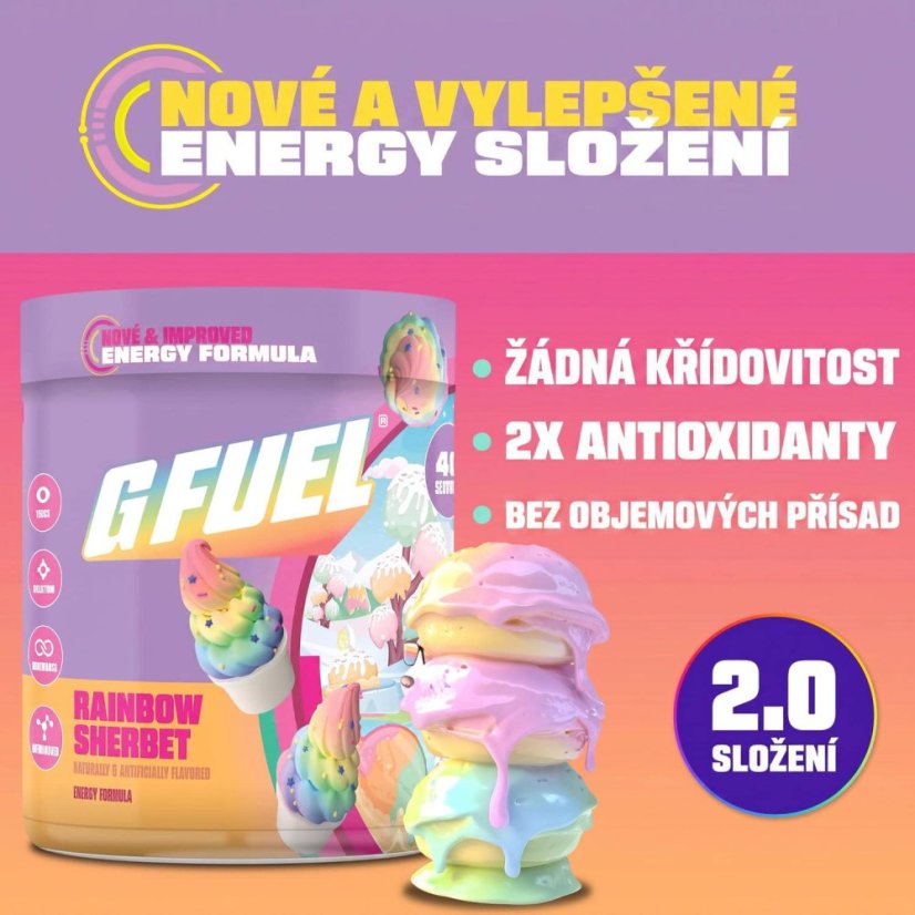 G FUEL Rainbow Sherbet 2.0