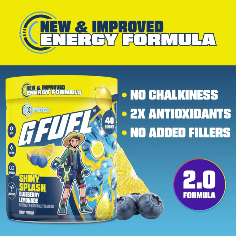 G FUEL Shiny Splash 2.0 (blueberry lemonade)