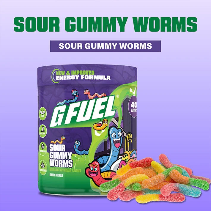 G FUEL Sour Gummy Worms 2.0