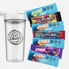 G FUEL Starter Kit - Winter White Shaker + 7 testovacích balení