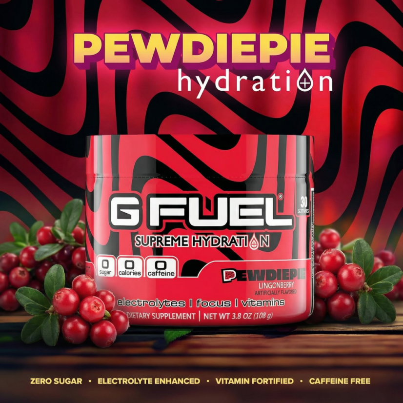 G FUEL PewDiePie Supreme - Bez Kofeinu