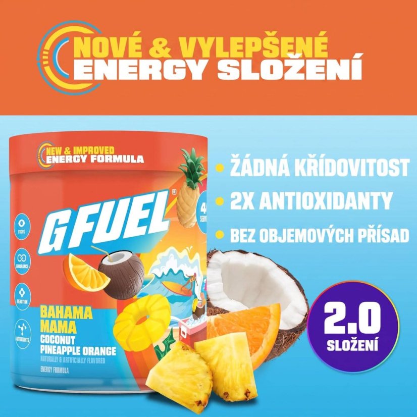 G FUEL Bahama Mama 2.0 (kokos, ananas, pomeranč)