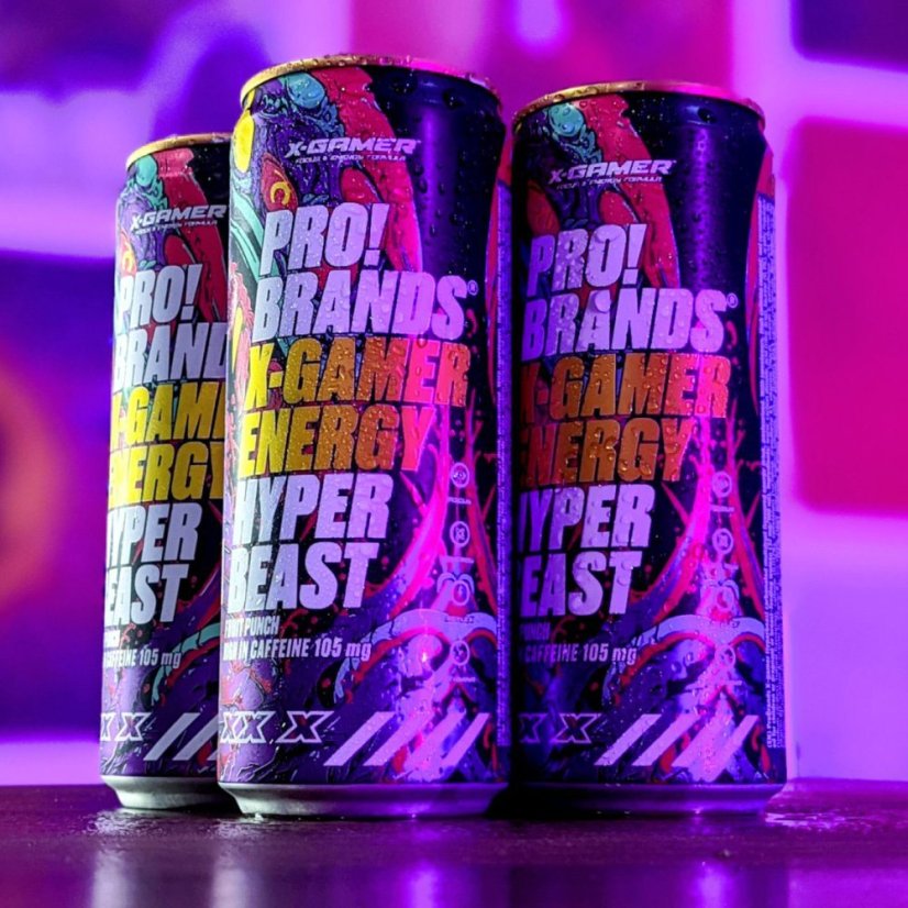 PRO!BRANDS X-Gamer Energy Hyper Beast Fruit punch 330ml