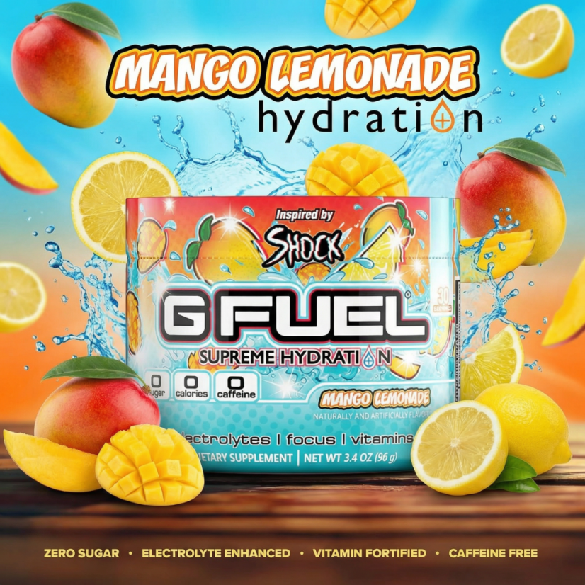 G FUEL Mango Lemonade Supreme - Bez Kofeinu