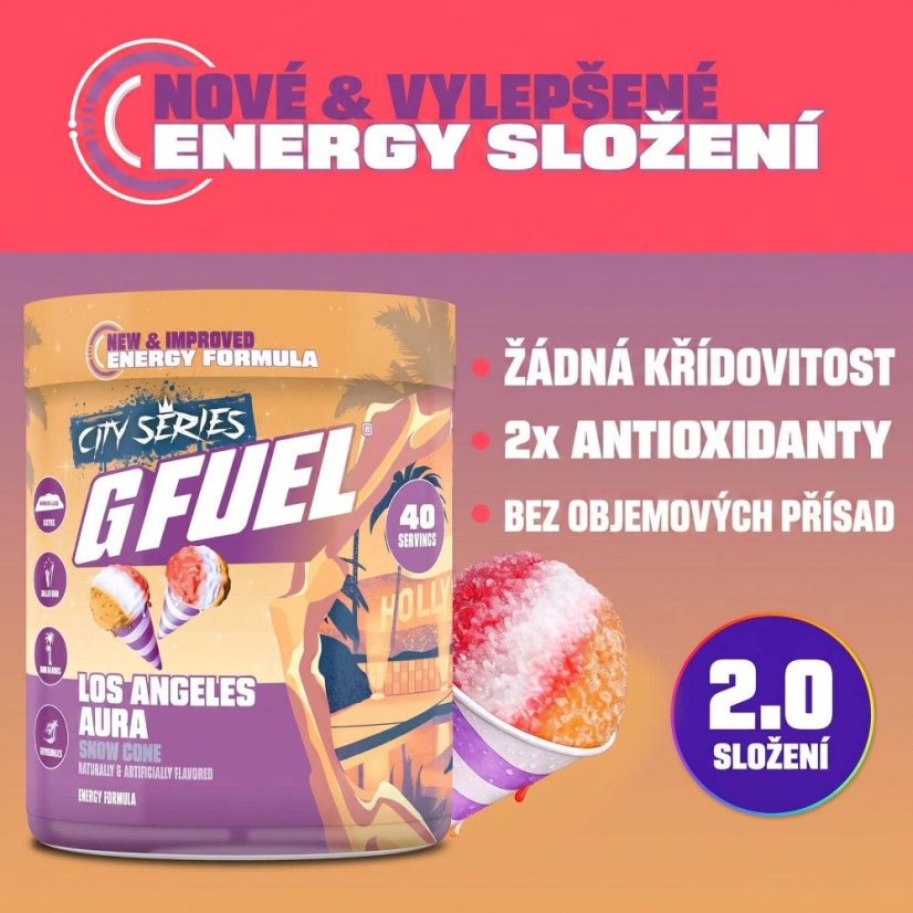 G FUEL Los Angeles Snow Cone 2.0 (zmrzlina)