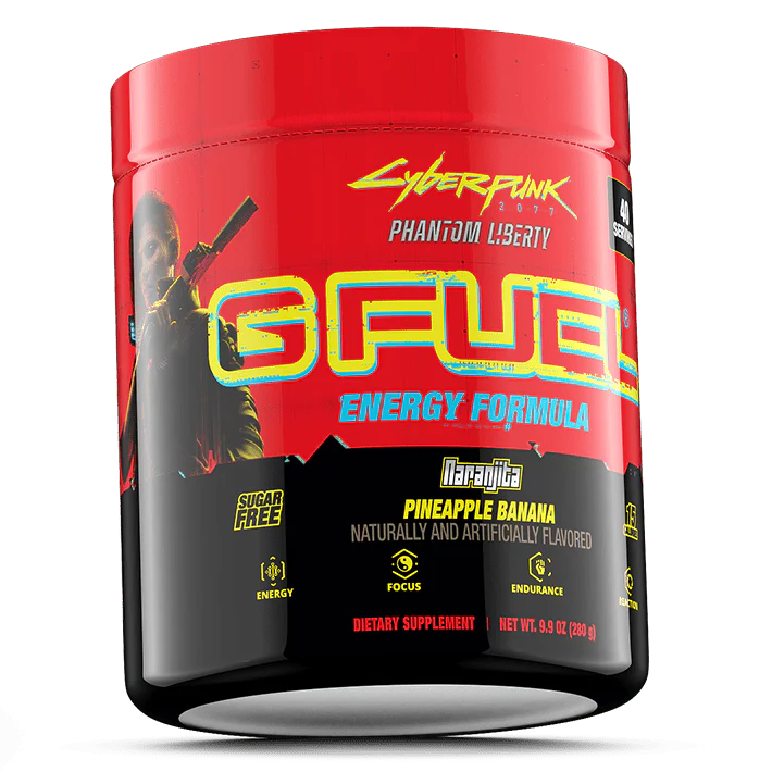 G FUEL Cyberpunk 2077 Naranjita (ananas, banán)