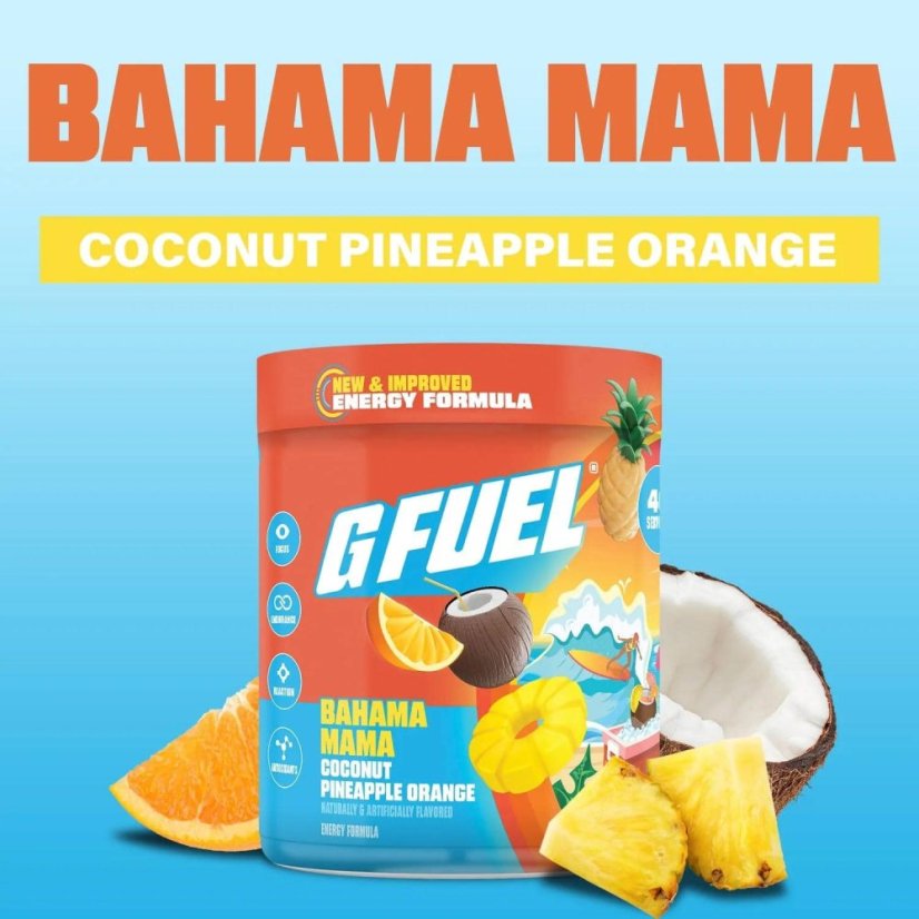 G FUEL Bahama Mama 2.0 (coconut, pineapple, orange)