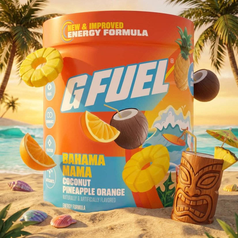 G FUEL Bahama Mama 2.0 (coconut, pineapple, orange)