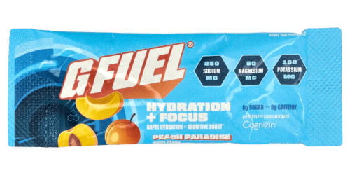 G FUEL Hydration + Focus Peach Paradise